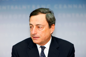 Mario Draghi en novembre, à Francfort. ©BCE.